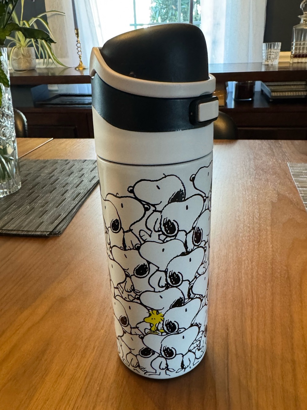 Bioworld Peanuts Snoopy and Woodstock Insulated Bottle